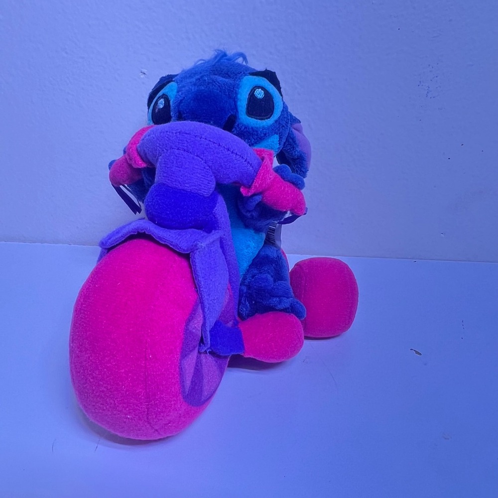 Disney Stitch Plush Tricycle Bike‎ Blue Pink Purple Lilo and Stitch Toy